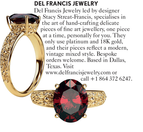 Del Francis Jewelry Designer Feature in Vogue Magazine