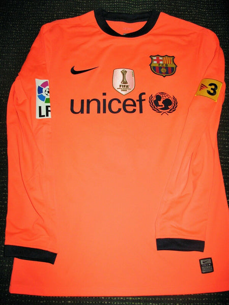 Iniesta Barcelona MATCH WORN Pink 2010 2011 Jersey Shirt ...
