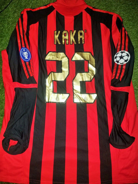 Kaka AC Milan 2005 2006 UEFA Long Sleeve Jersey Shirt Maglia XL ...