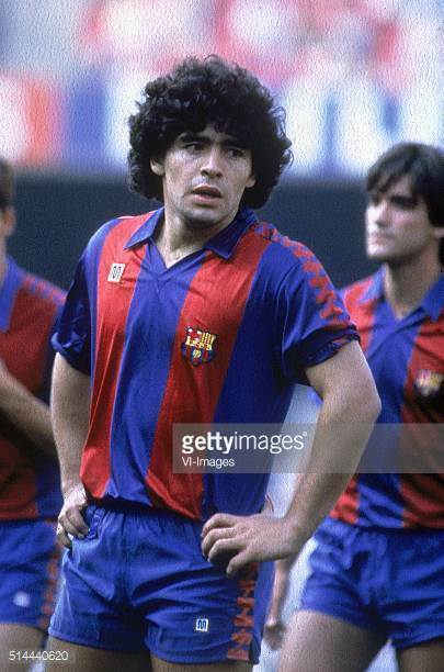 maradona barcelona jersey