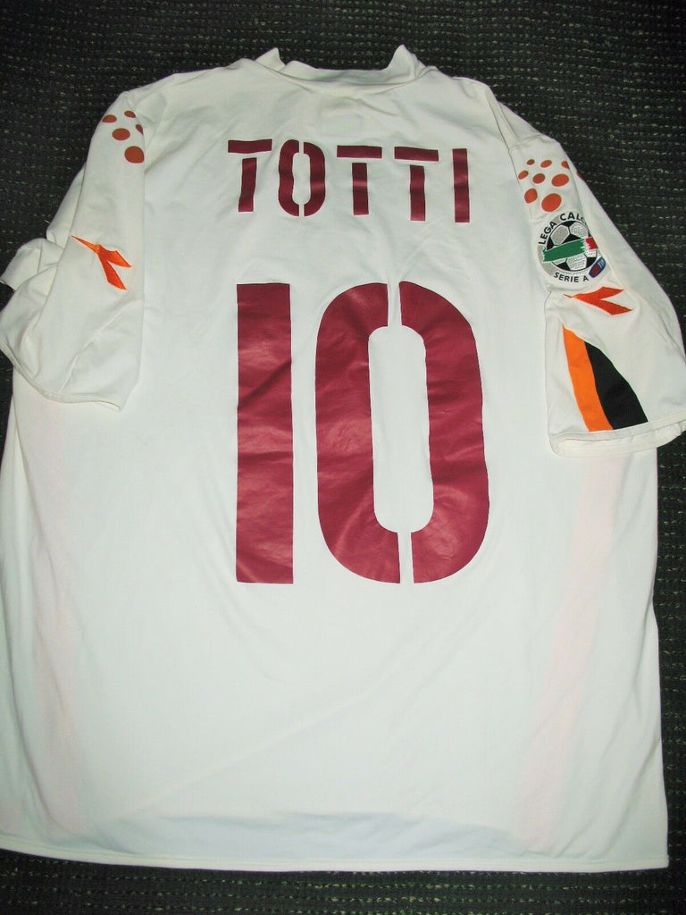 Totti As Roma Diadora 2004 2005 White 