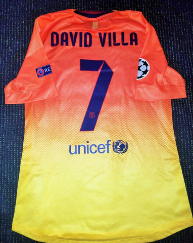 david villa barcelona jersey