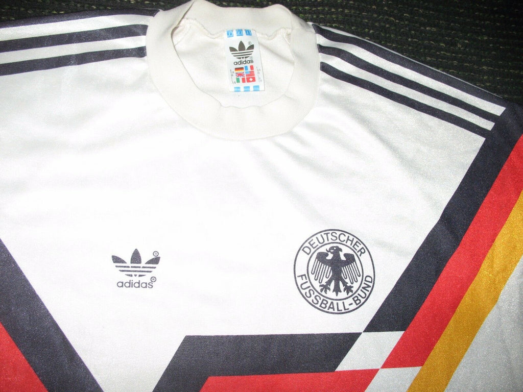 West Germany Adidas 1990 WORLD CUP Jersey Shirt Deutschland Trikot L ...