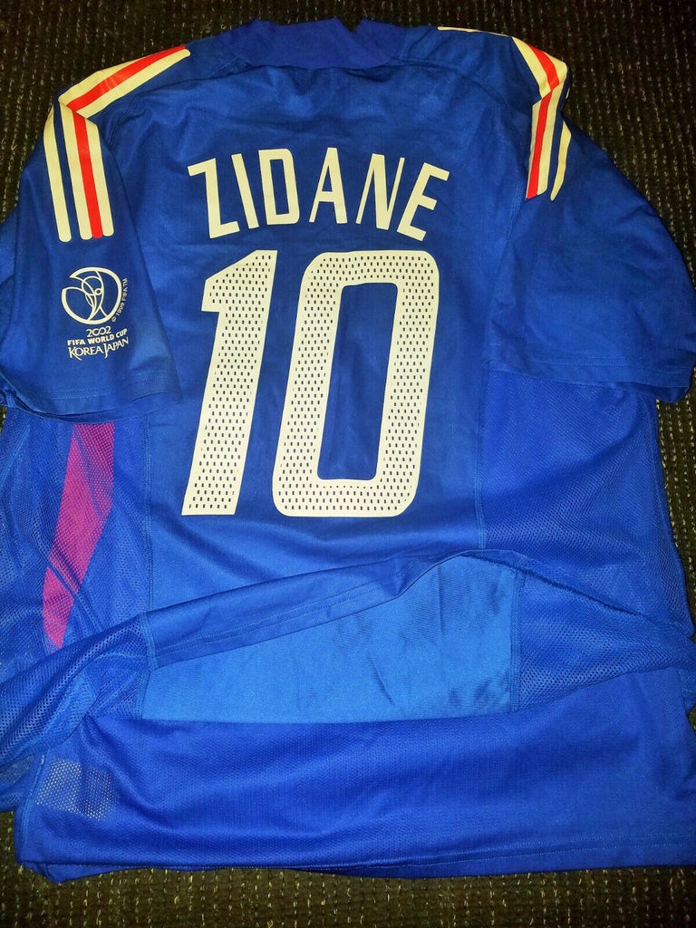 Zidane France 2002 World Cup PLAYER ISSUE Jersey Maillot Shirt Trikot ...