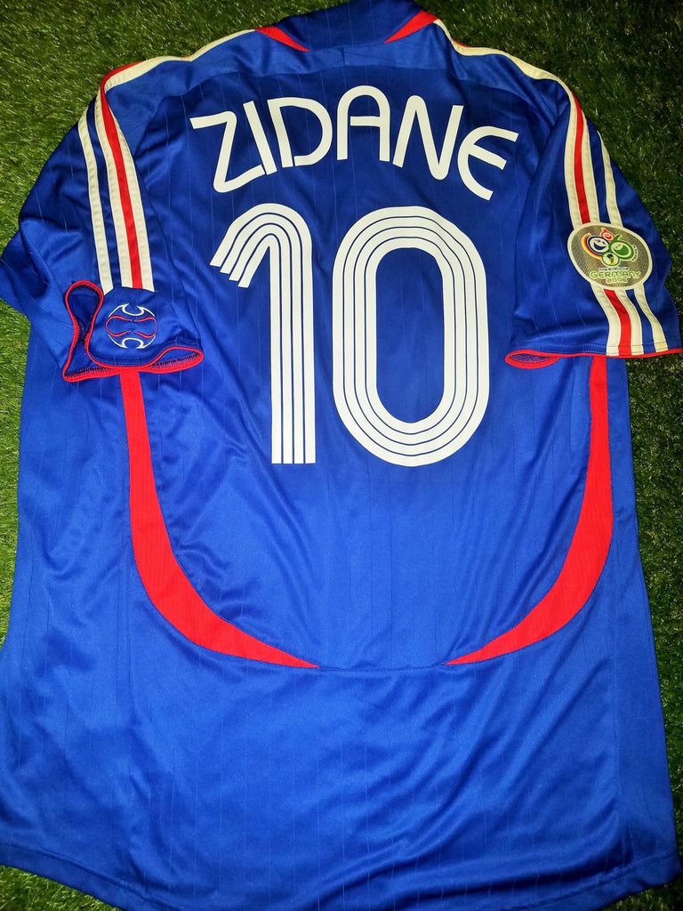 Zidane France 2006 WORLD CUP Jersey Maillot Shirt Trikot XL 740126 AZB ...