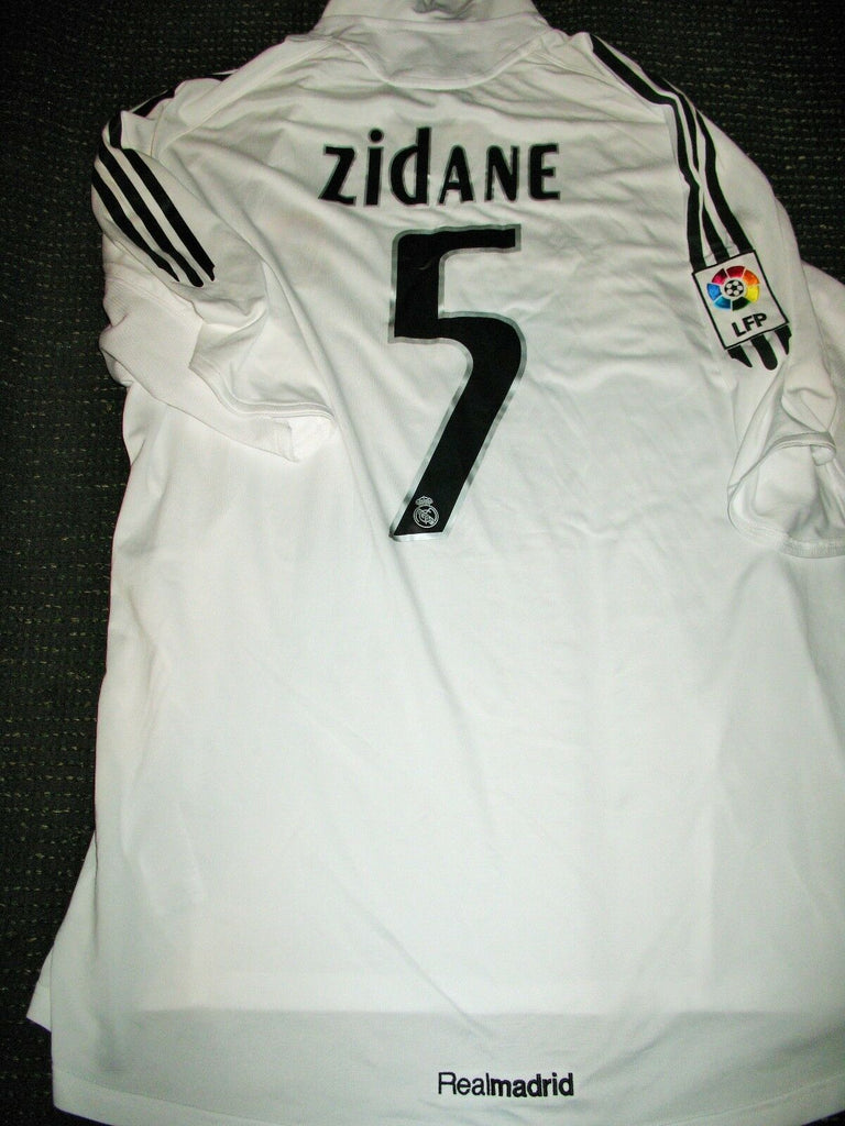 Zidane Real Madrid Last Game 2005 2006 Jersey Shirt Camiseta Xl Foreversoccerjerseys