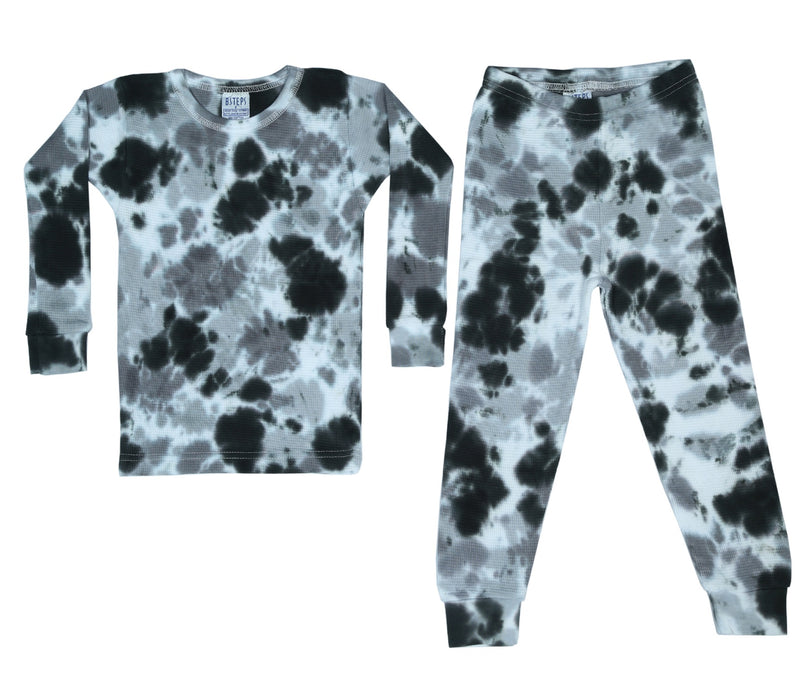 Thermal Tie Dye Pajamas Stormy Baby Steps And Mish Kids