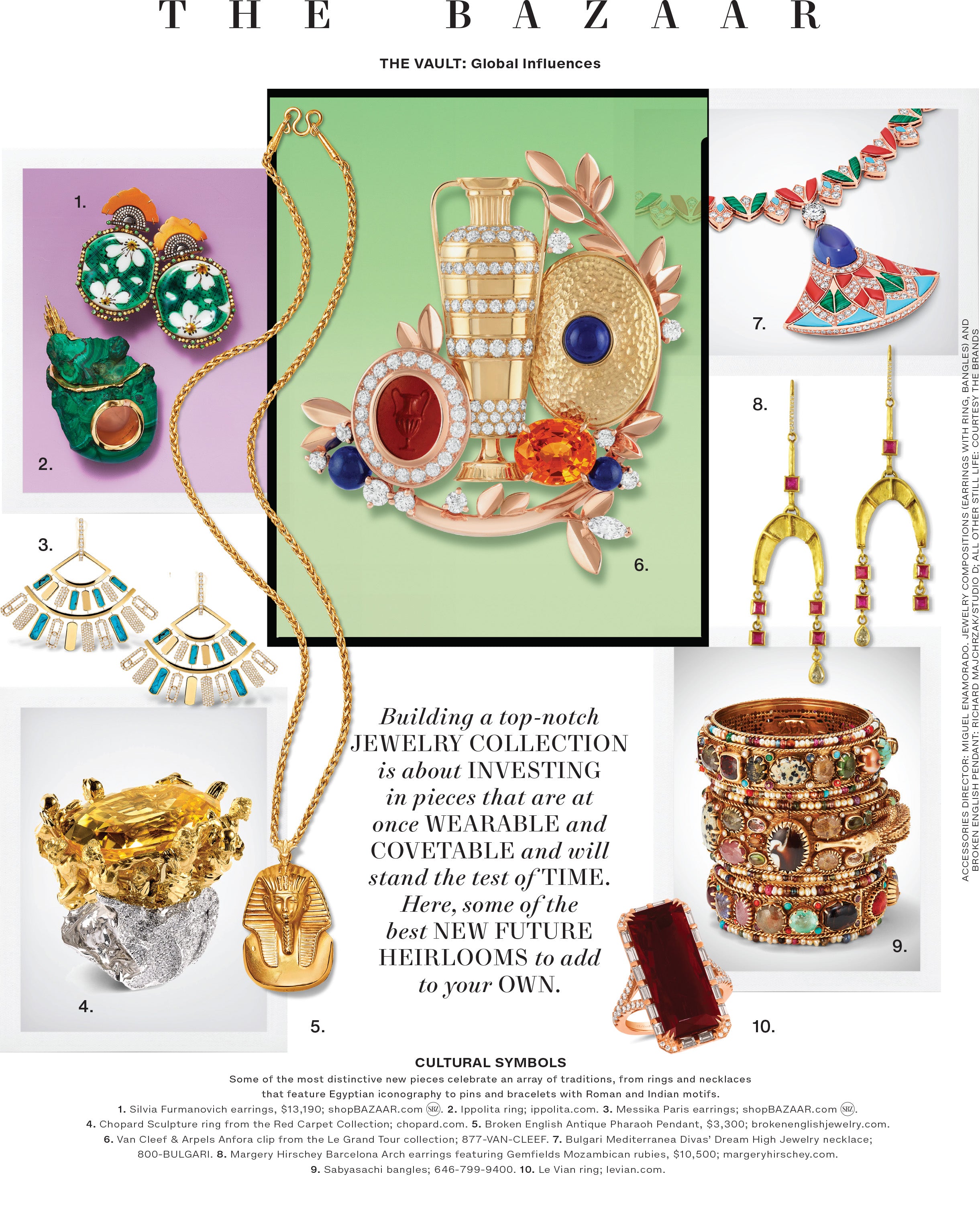 Broken English Jewelry Harper's Bazaar, September 2023, The Vault: Modern Classics