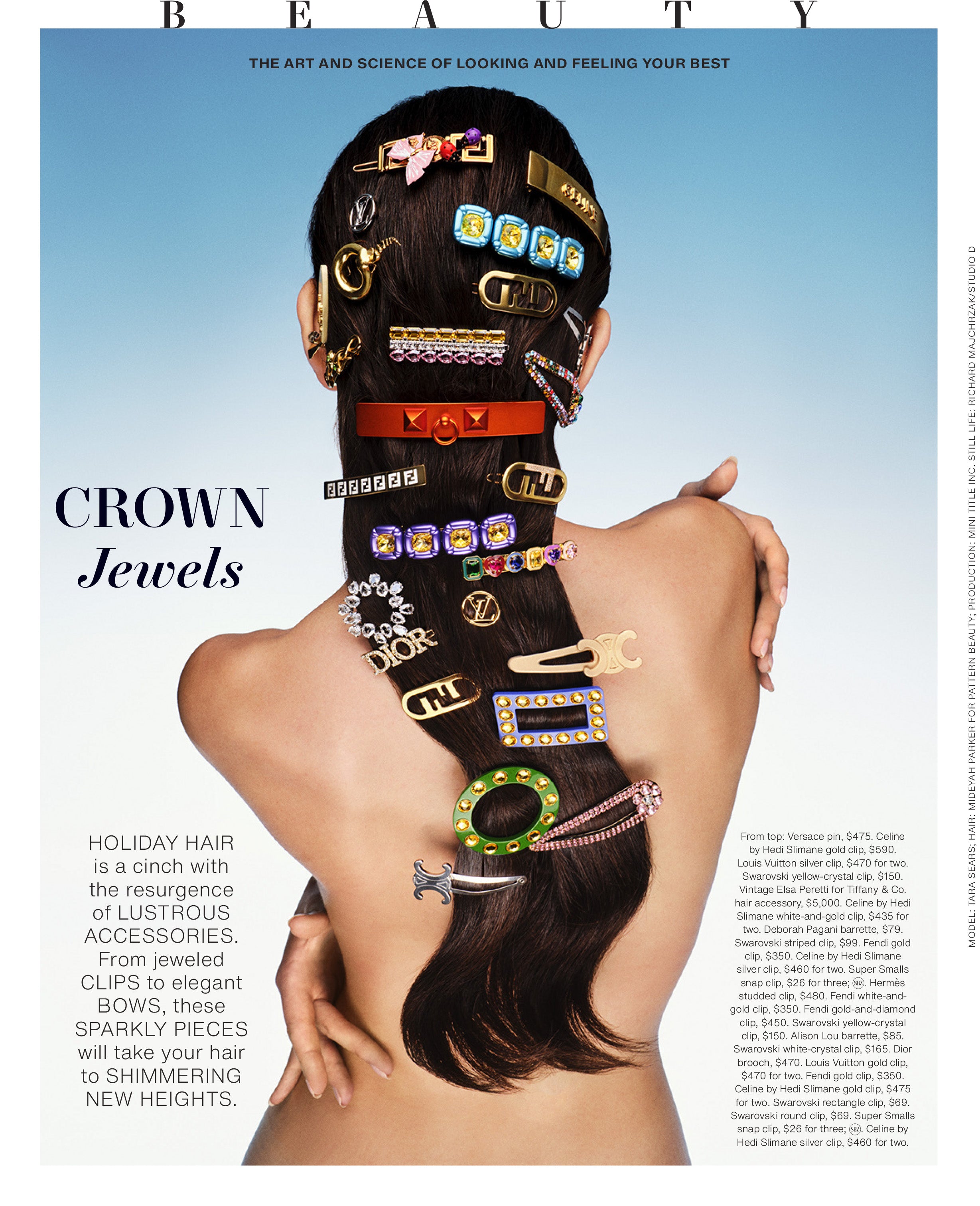 Broken English Jewelry featured in Harper's Bazaar - Crown Jewels - Ariana Boussard-Reifel Labrador Hair Set - Silver