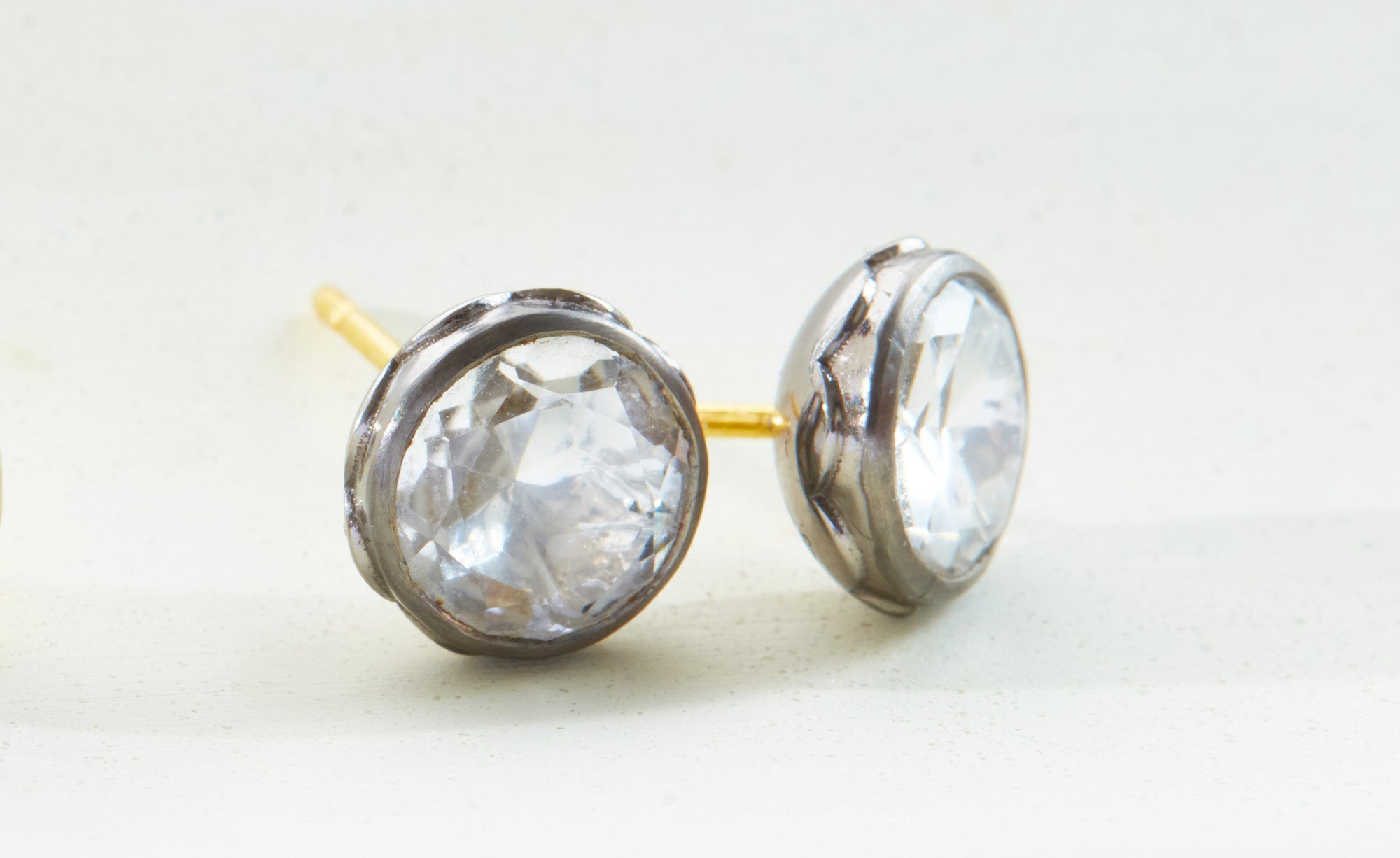 Broken English Jewelry - Larkspur & Hawk - Catherine Round Stud Earrings