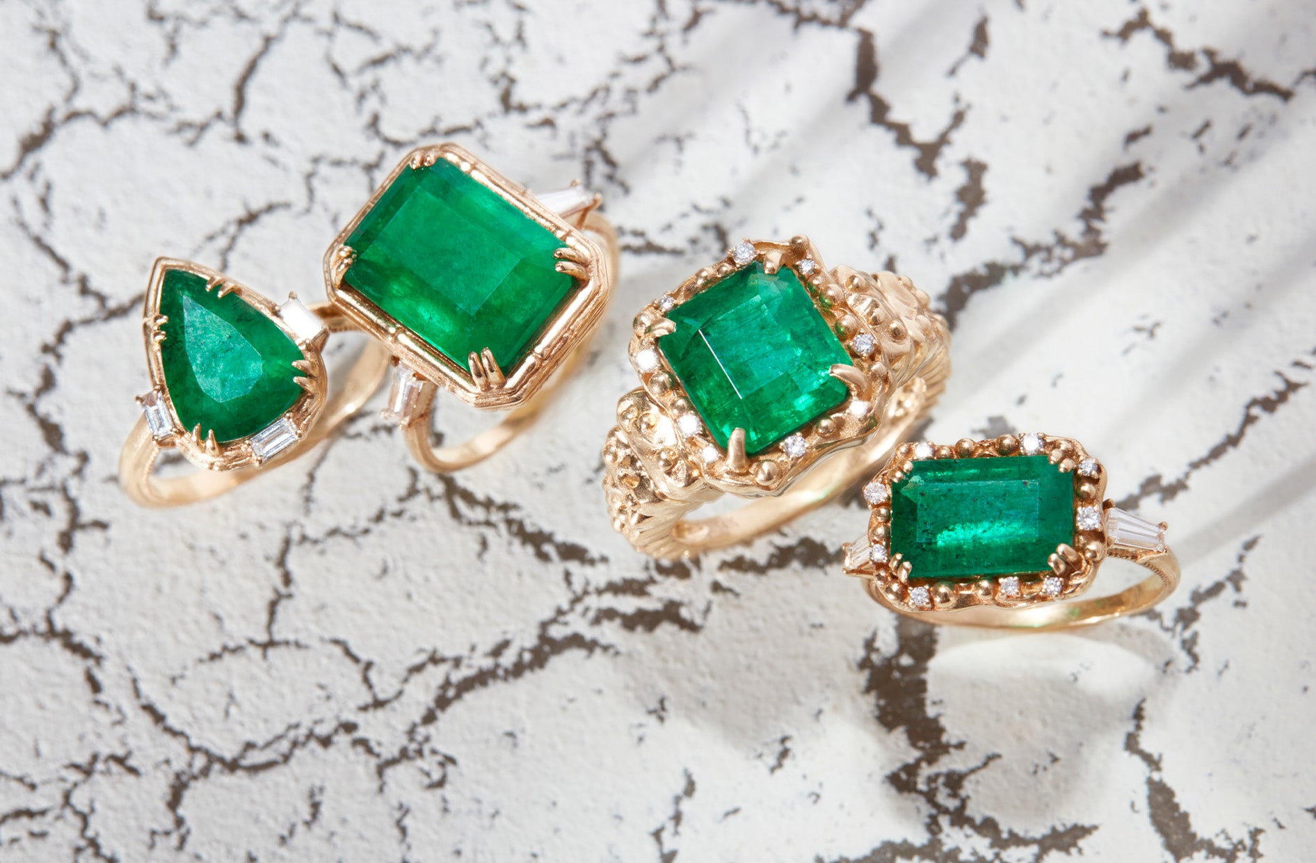 Broken English Jewelry - Emerald Beauties from BaYou with Love