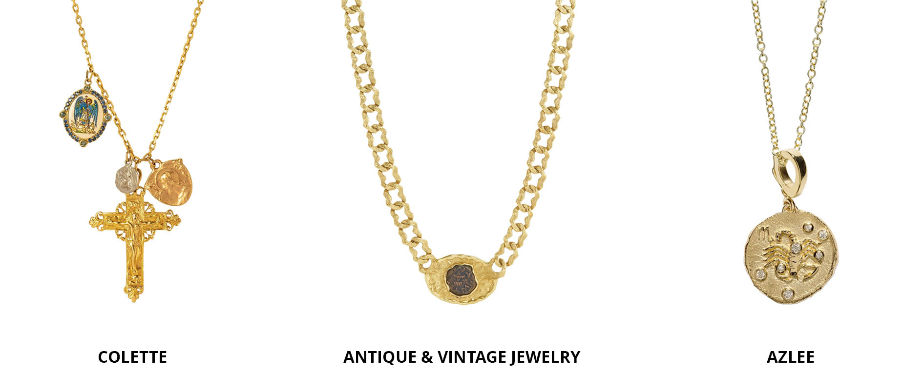 Broken English Jewelry - Laura's Picks: Coin Operated, Shop coin necklaces from Colette, Azlee, Antique & Vintage Jewelry