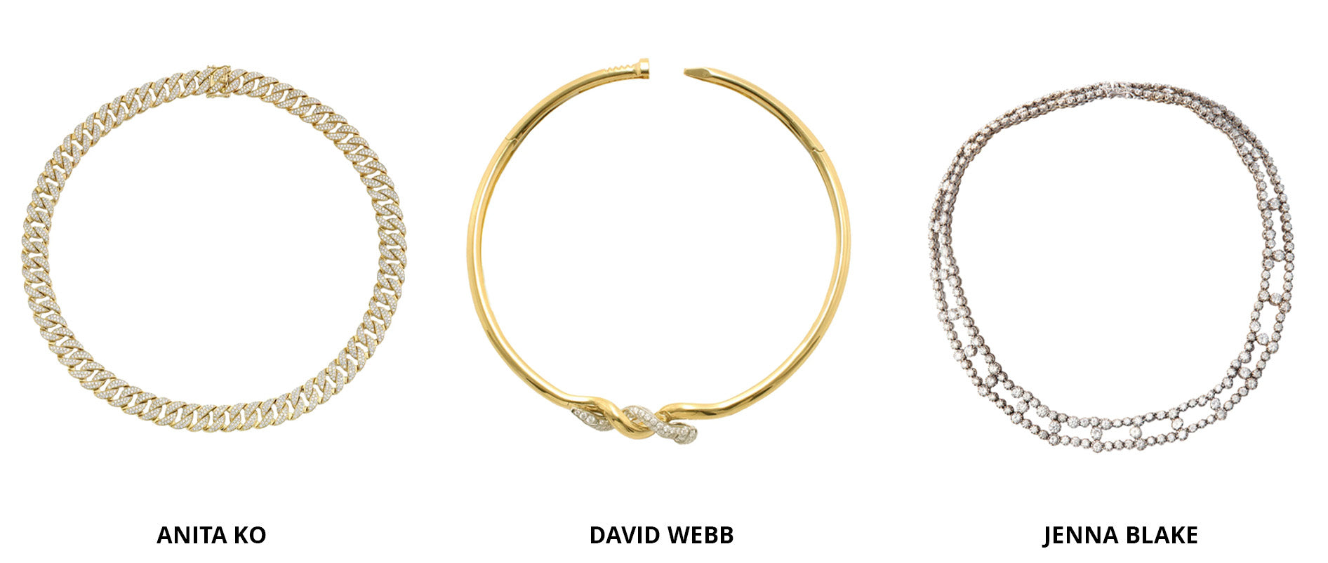 Broken English Jewelry - Shop Collar Necklaces from Anita Ko, David Webb, Jenna Blake and more