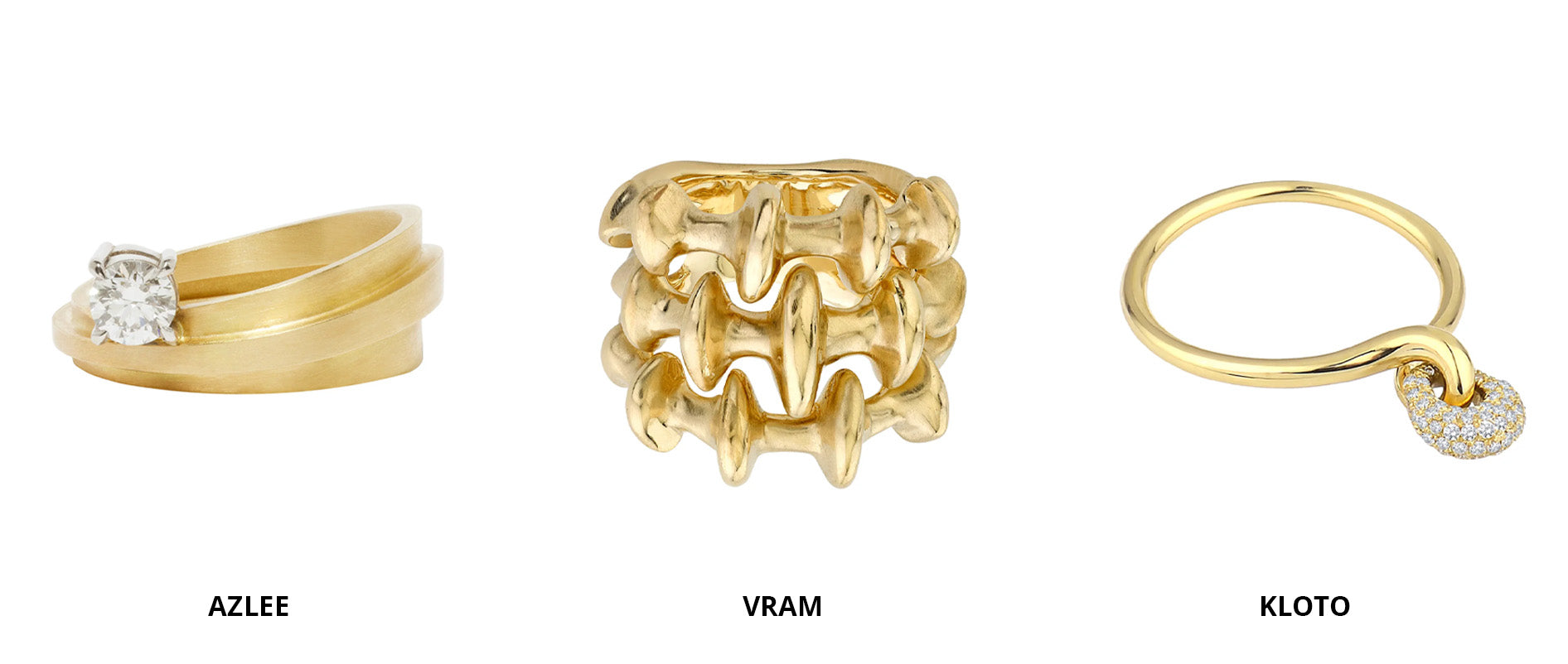 Broken English Jewelry - Shop Right Hand Rings from Vram, Azlee, Kloto and more