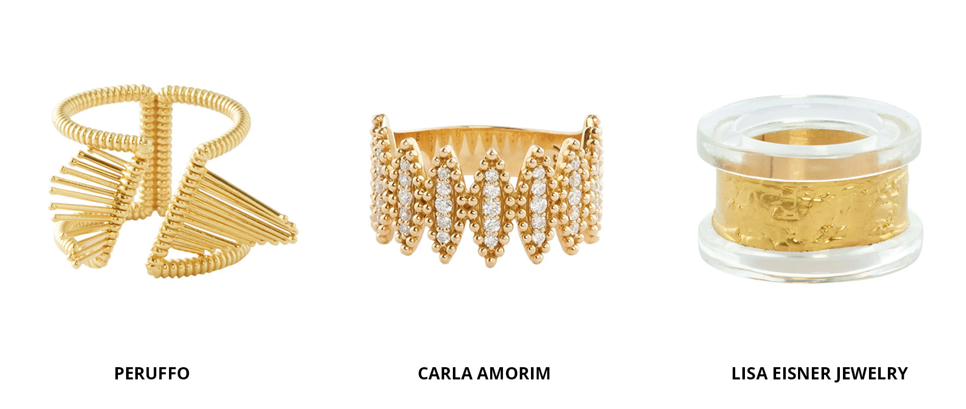 Broken English Jewelry - Ring Stack - Shop rings by Peruffo, Carla Amorim, Lisa Eisner and more