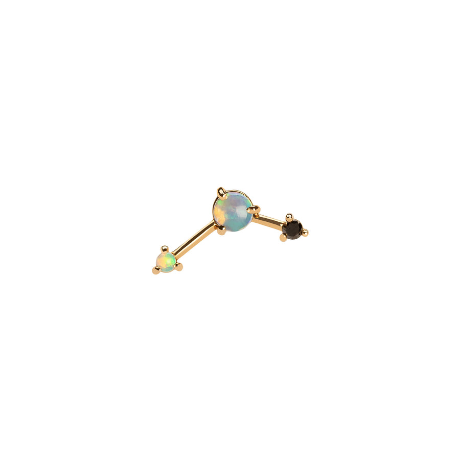 WWAKE Three-Step Balloon Earring - Opal - Broken English Jewelry