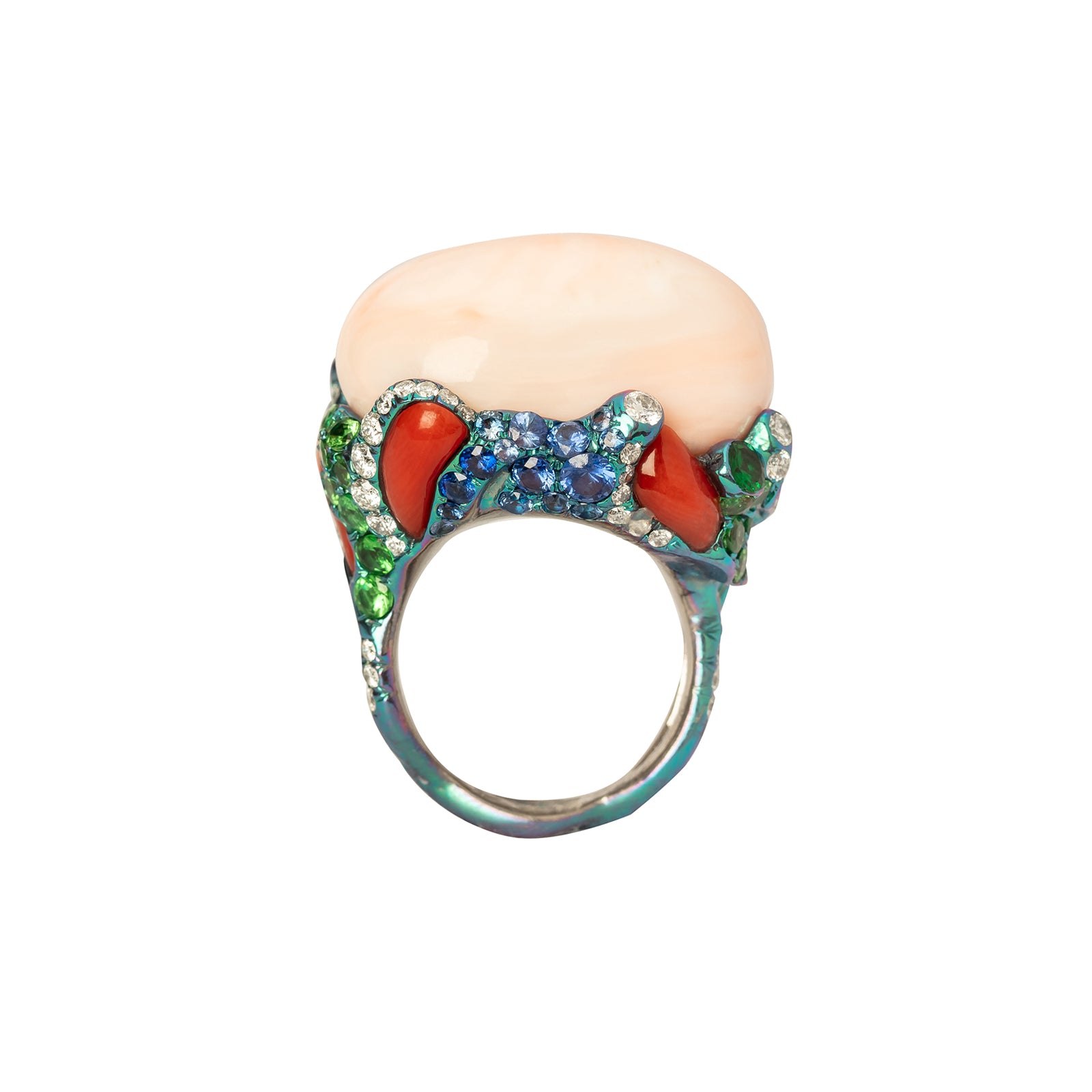 coral ring jewelry