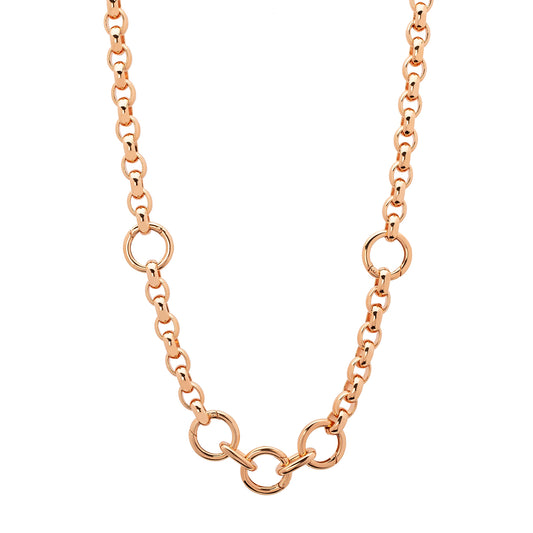 ESPRIT - Round Pendant Belcher Chain Necklace at our online shop