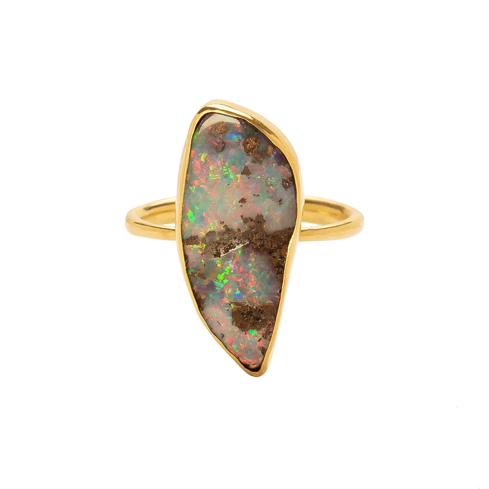 Annette Ferdinandsen Boulder Opal Ring - Rings - Broken English Jewelry ...