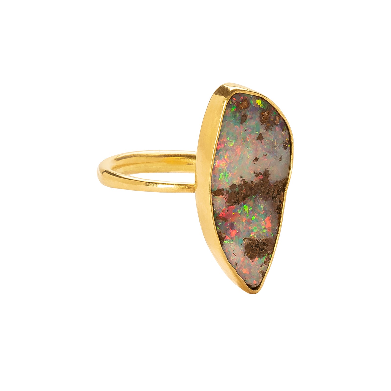 Annette Ferdinandsen Boulder Opal Ring - Rings - Broken English Jewelry ...