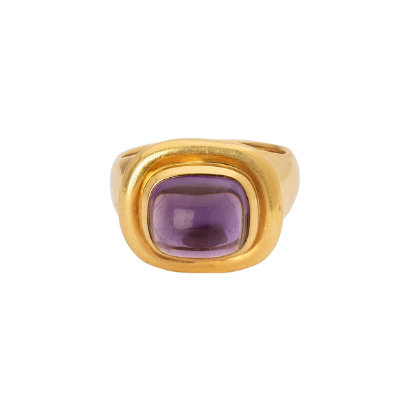 贈り物 【Tiffany】Sv925 × K18 Amethyst Ring | www