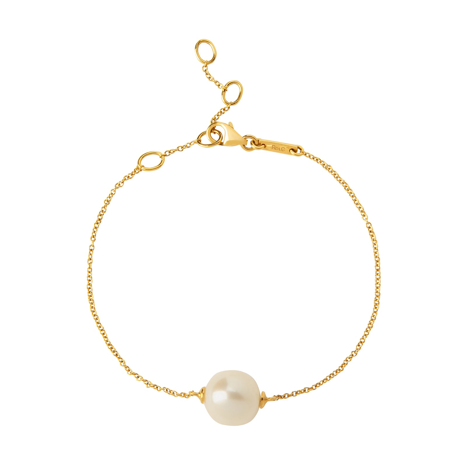 Large Pearl Pendant Bracelet