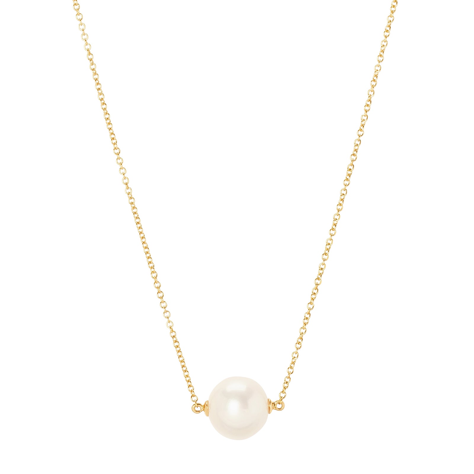 Large Pearl Pendant Necklace