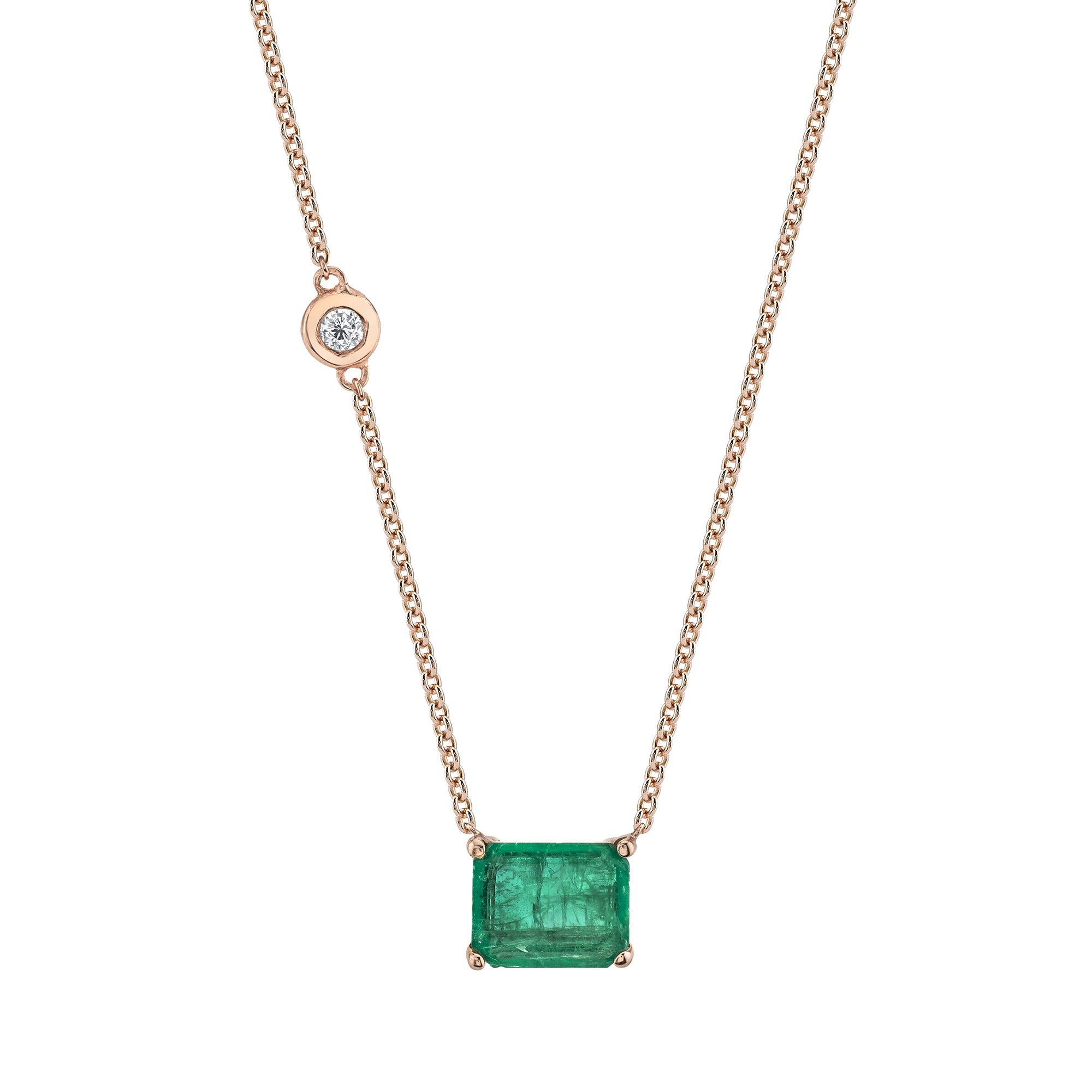 Zambian Emerald Necklace by Shay - Necklaces - Broken English Jewelry