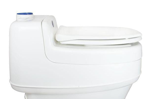 Separett Villa 9215 AC/DC Urine Diverting Toilet - Eco-friendly and waterless composting toilet for sustainable living