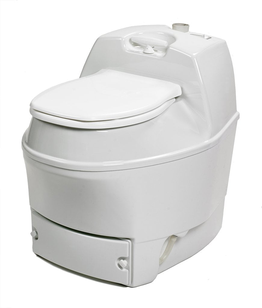 BioLet 15a Composting Toilet - Eco-friendly and self-contained composting toilet system with a sleek white design for sustainable and odorless waste management.