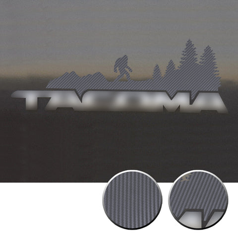 2x Door Badge Emblem Bigfoot Vinyl Decals Overlay Compatible with Toyota Tacoma 2016-2020