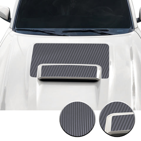 Hood Scoop Vinyl Overlay Decal Wrap Trim Compatible with and Fits Tacoma TRD Sport 2016-2020
