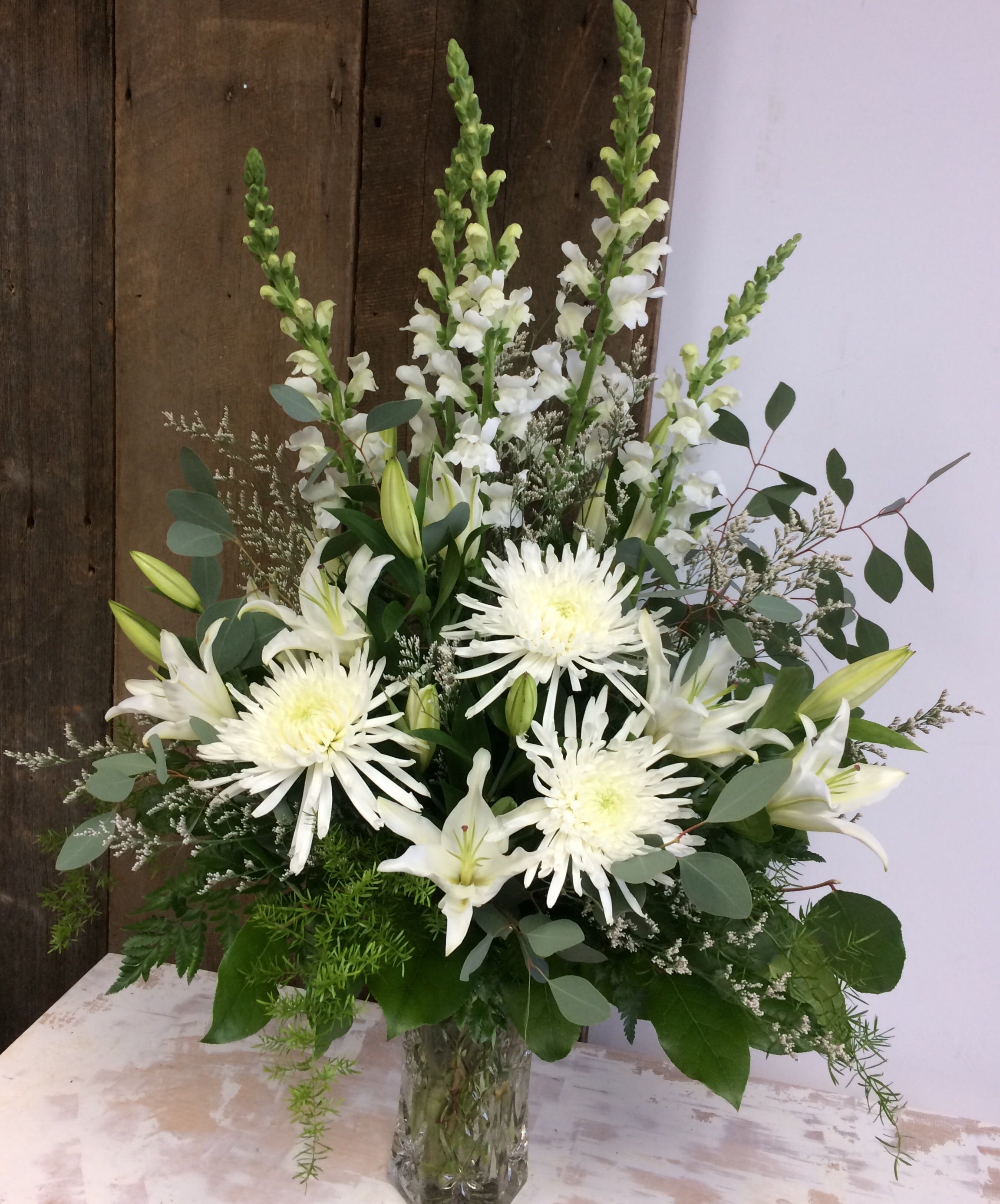 Sympathy Vase Arrangement ~ Large - The Village Green ...