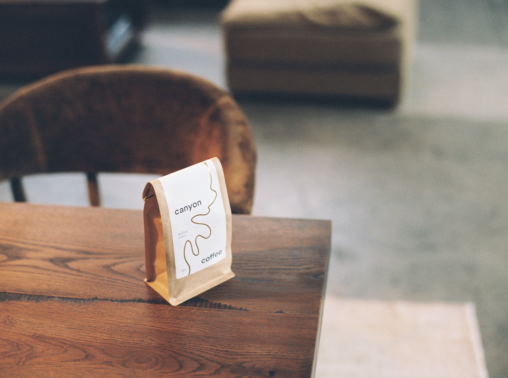 Bag of Canyon Coffee at Truck Furniture in Downtown Los Angeles | Photo by Justin Chung