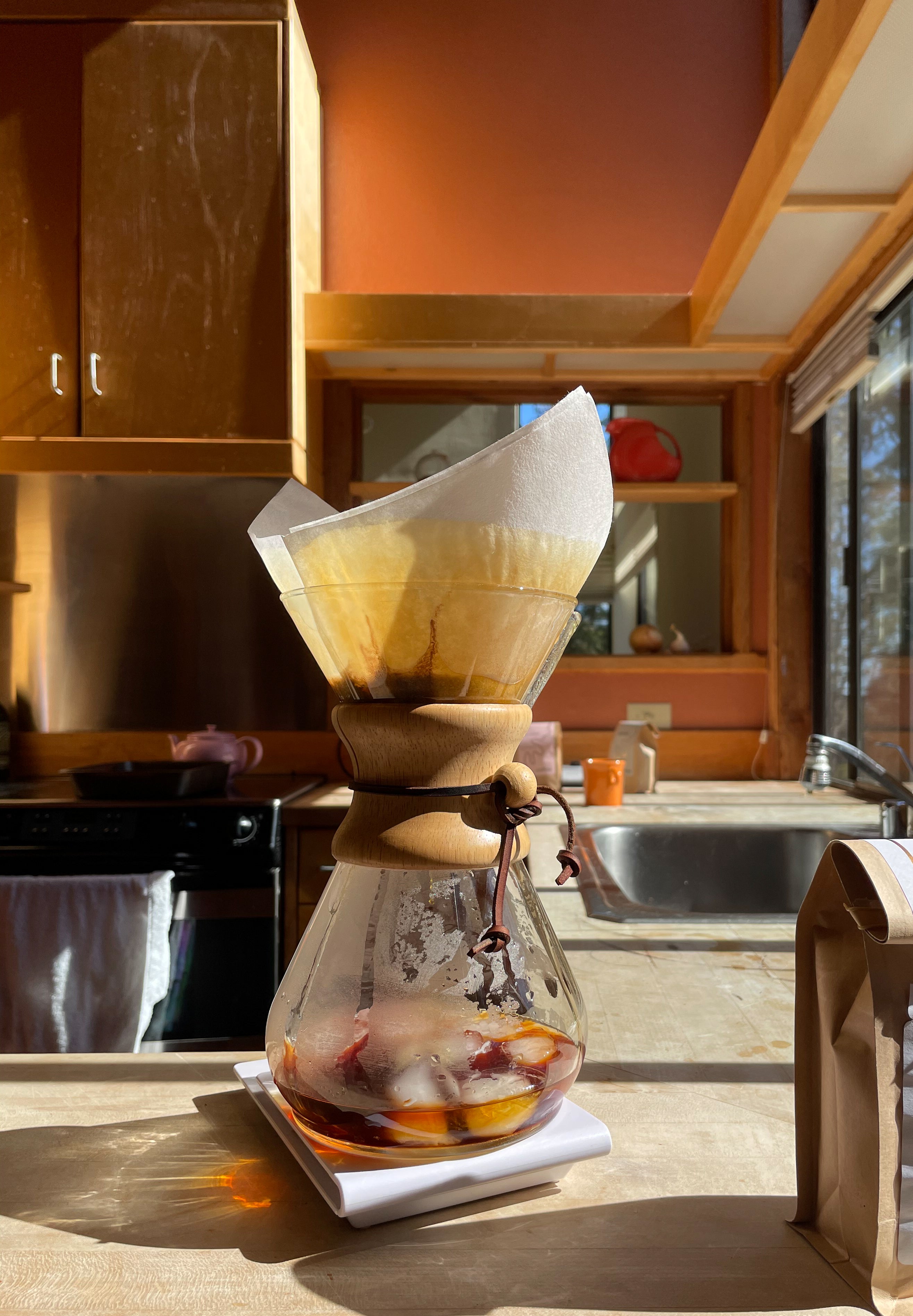 How to Make Iced Coffee with a Chemex