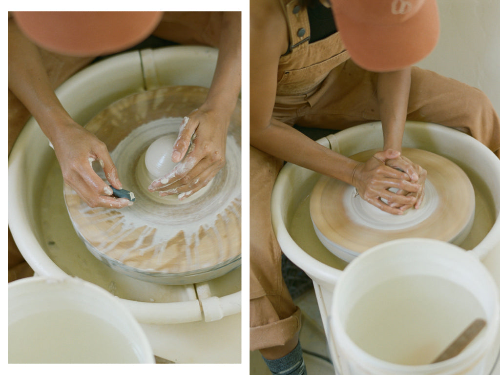 Salamat Ceramics pottery wheel in Highland Park, Los Angeles