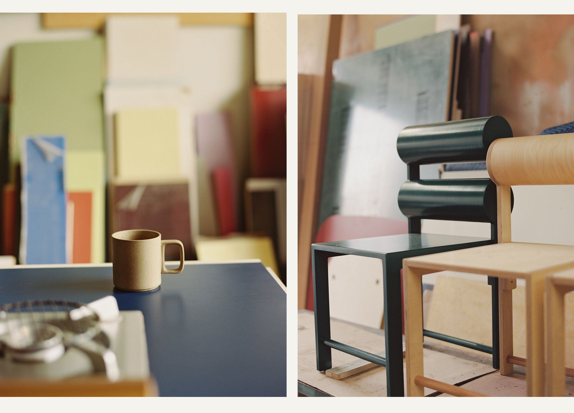 Furniture at the Waka Waka Studio in LA