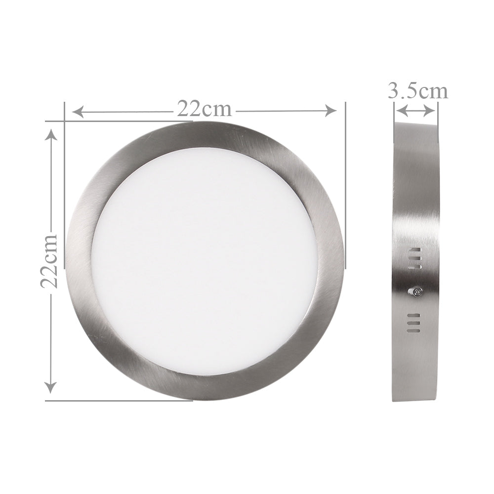 chrome round ceiling light