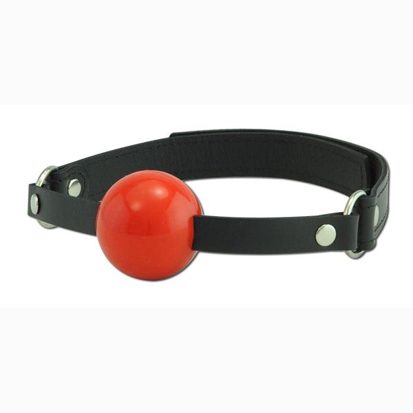 Ball Gag With Velcro Fastener Passionfruit