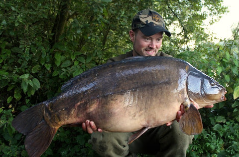 Josh with a lovely Syndicate Carp