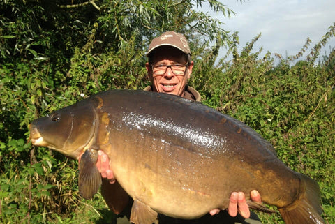 Andy with a Mirror Carp