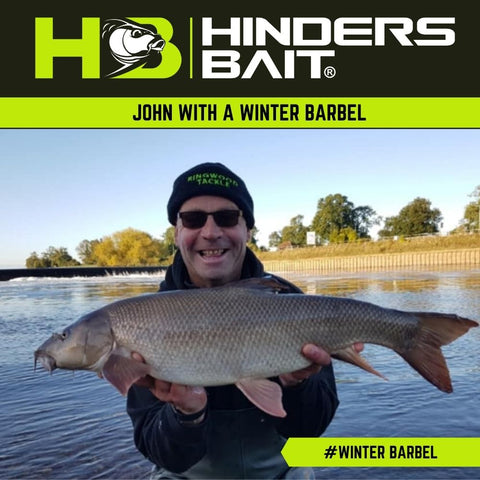 John with a Winter Barbel 