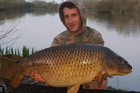 Callum with a Common Carp