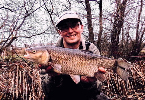 Harry Winter Chub caught on Cheeze Paste