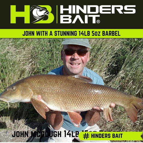 John bags a Barbel at over 14lb