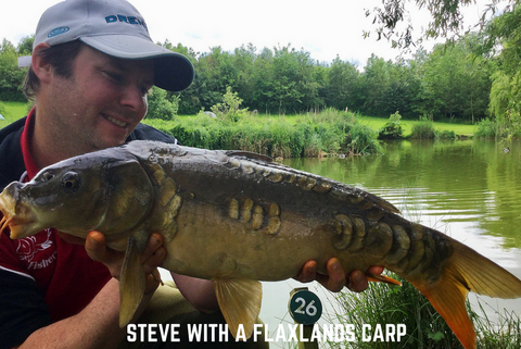 Steve with a Cracking Flaxlands Carp