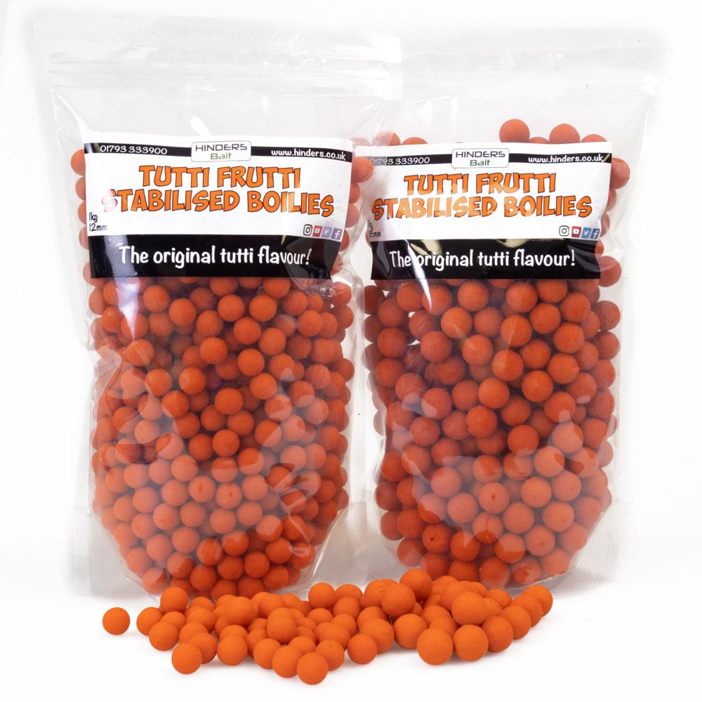 Hinders Tutti Frutti Stabilised Boilies, Hinders Baits