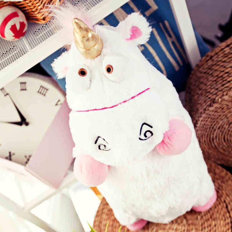 fluffy unicorn plush