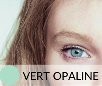 Lentilles de couleur naturelle vert opaline MOOD 4