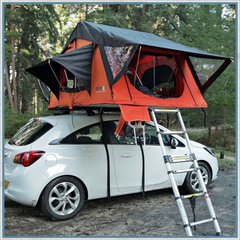 TentBox Lite roof tent on small car
